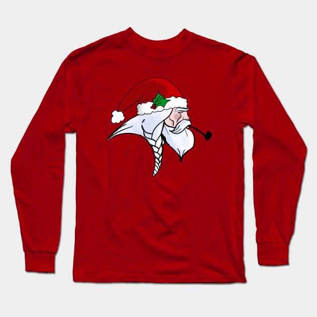 SANTA SKOL Long Sleeve T-Shirt by erikburnham